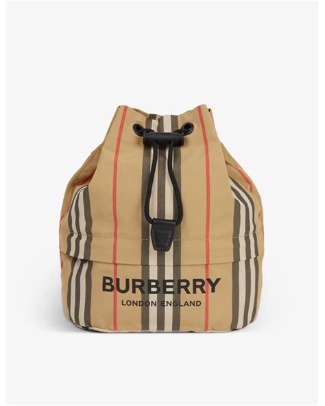 Burberry nylon bucket bag